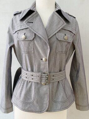 Urban Haggar Lightweight Short Trench-Style Jacket | Size 8